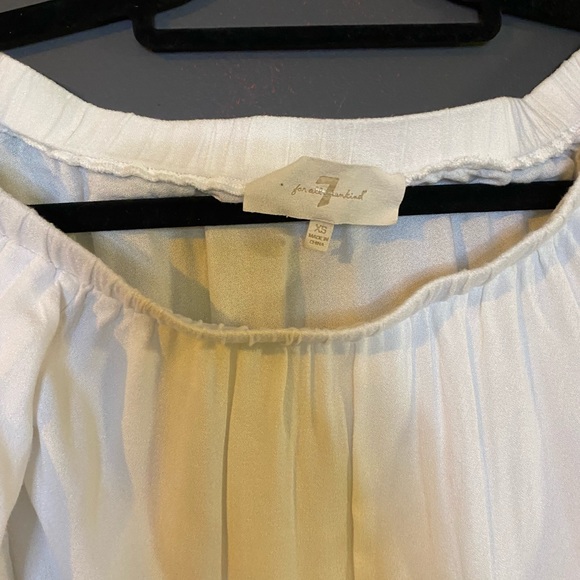 7 For All Mankind Off The Shoulder Top - Picture 3 of 4